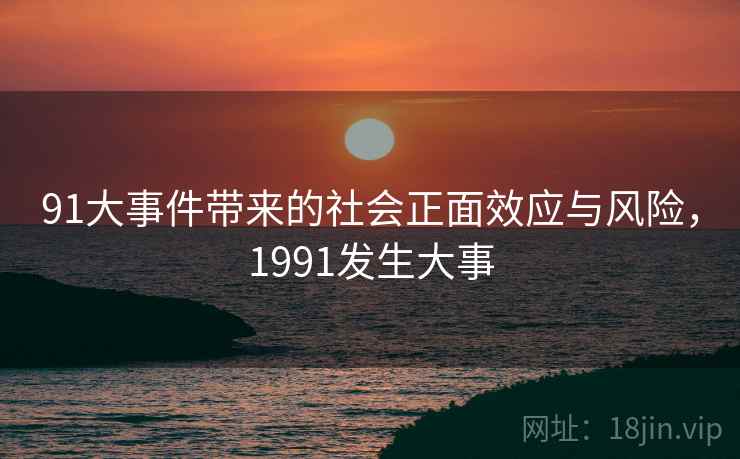 91大事件带来的社会正面效应与风险，1991发生大事