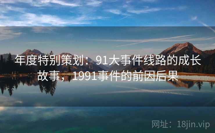 年度特别策划：91大事件线路的成长故事，1991事件的前因后果